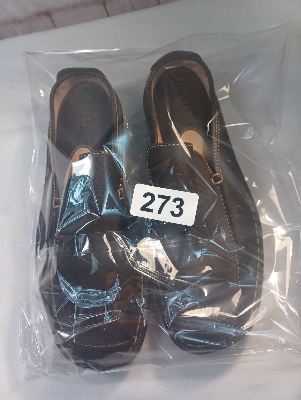 Born Sebra II Leather Loafers in Chestnut Brown  Leather Slip On 8.5 New - Picture 15 of 15